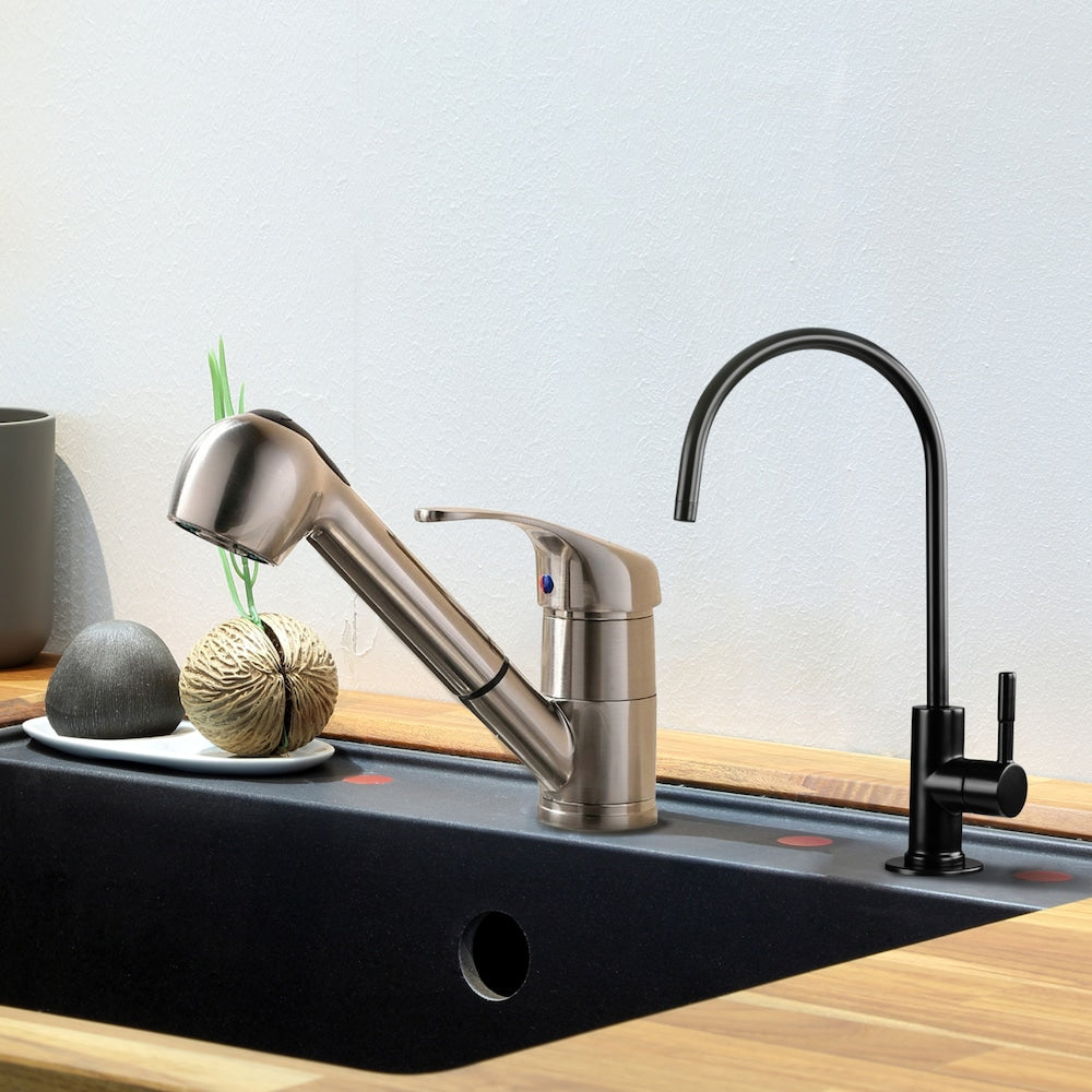 iSpring GA1-ORB Reverse Osmosis, Kitchen Bar Sink Lead-Free Drinking Water Faucet, Oil Rubbed Black