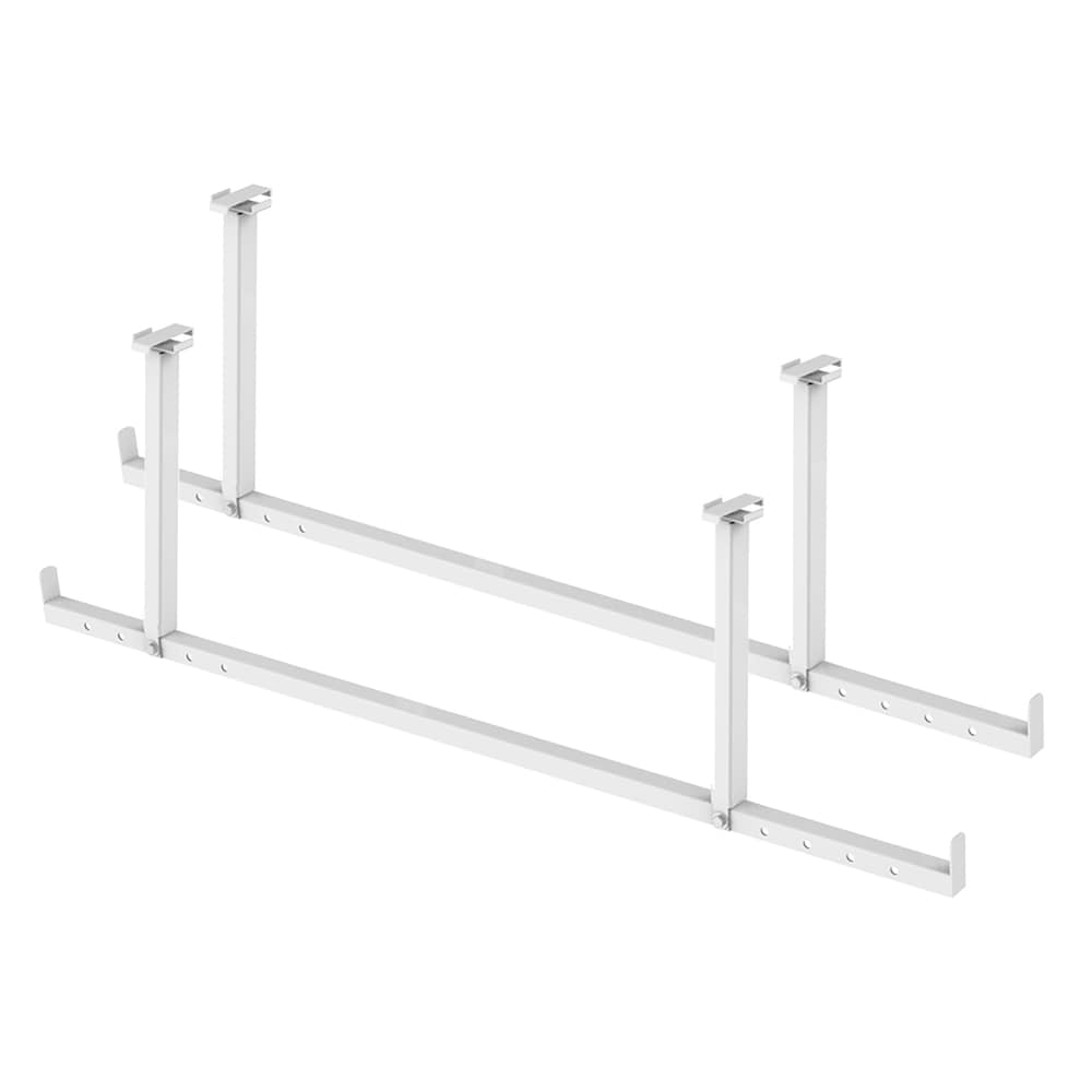 VersaRac 2-Piece White Accessory Kit (Hanging Bars)