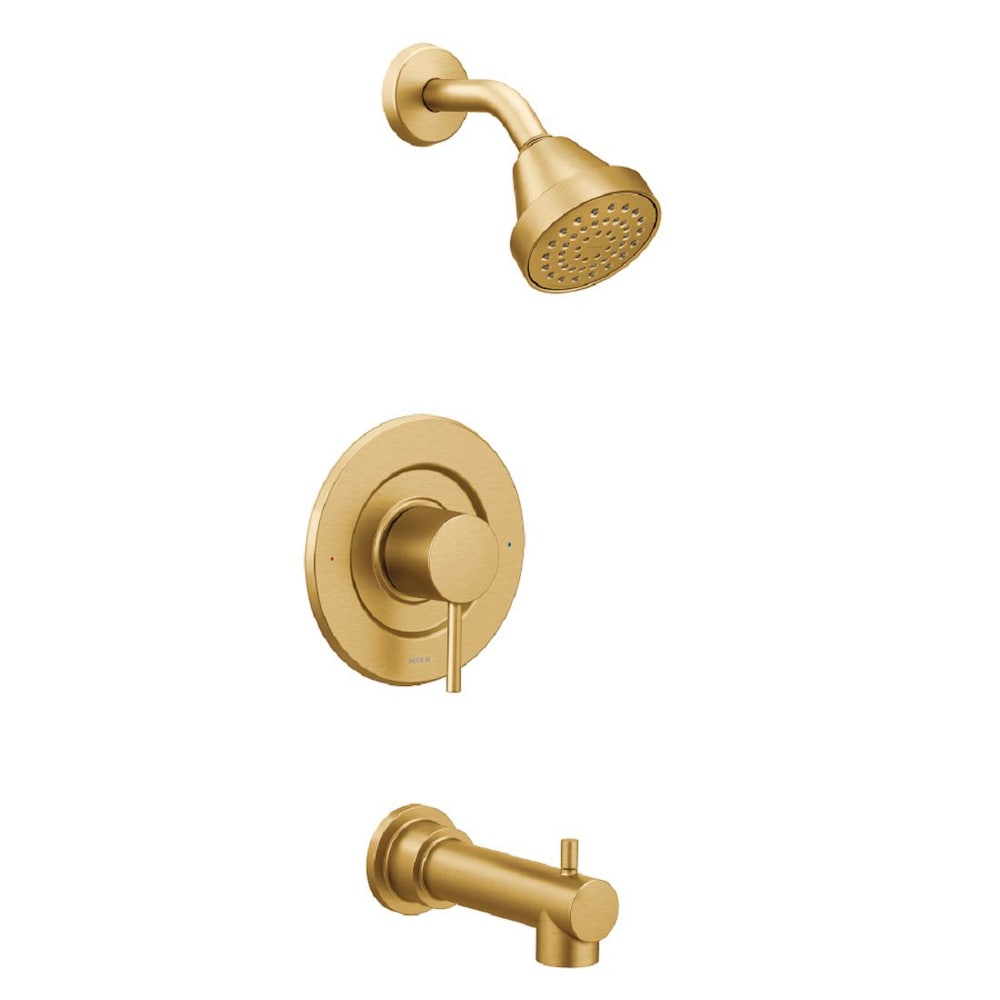 Align Single-Handle Posi-Temp Eco-Performance Bathtub Shower Faucet Trim Kit in Brushed Gold (Valve Not Included)