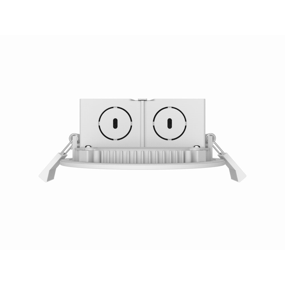 4-inch White Trim Integrated LED 500 Lumens Canless Dimmable Downlight Recessed Lighting Kit (6-Pack)