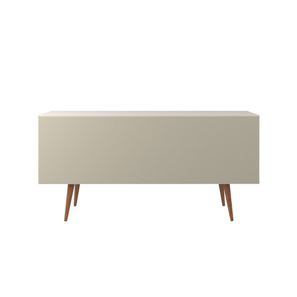 Utopia 4 Bottle Wine Rack with 3 Drawers and 2 Shelves in Off White and Maple Cream
