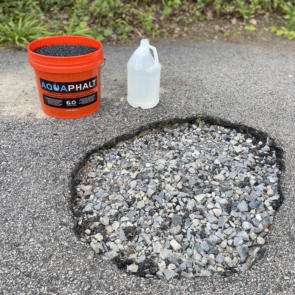 6,0 (moyen), 23 kg, toutes saisons, réparation permanente de l'asphalte - respectueux de l'environnement - allée/béton