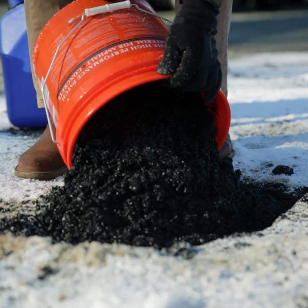 6,0 (moyen), 23 kg, toutes saisons, réparation permanente de l'asphalte - respectueux de l'environnement - allée/béton