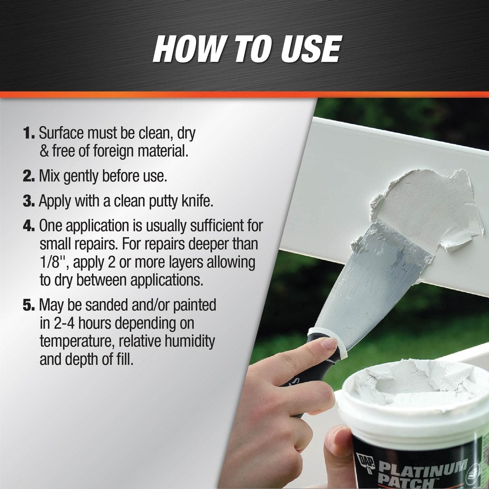 Enduit extérieur avancé Platinum Patch, 946 ml