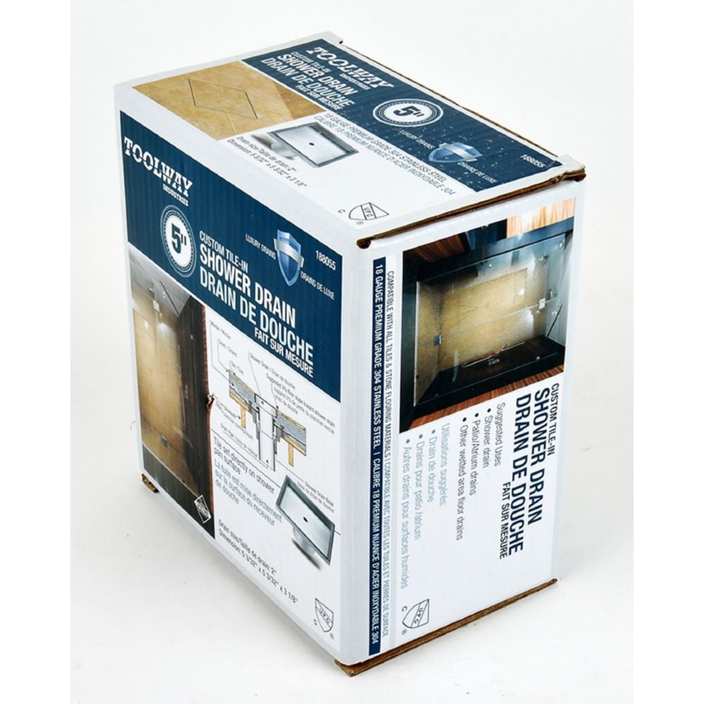 Square Shower Drain Tile-in