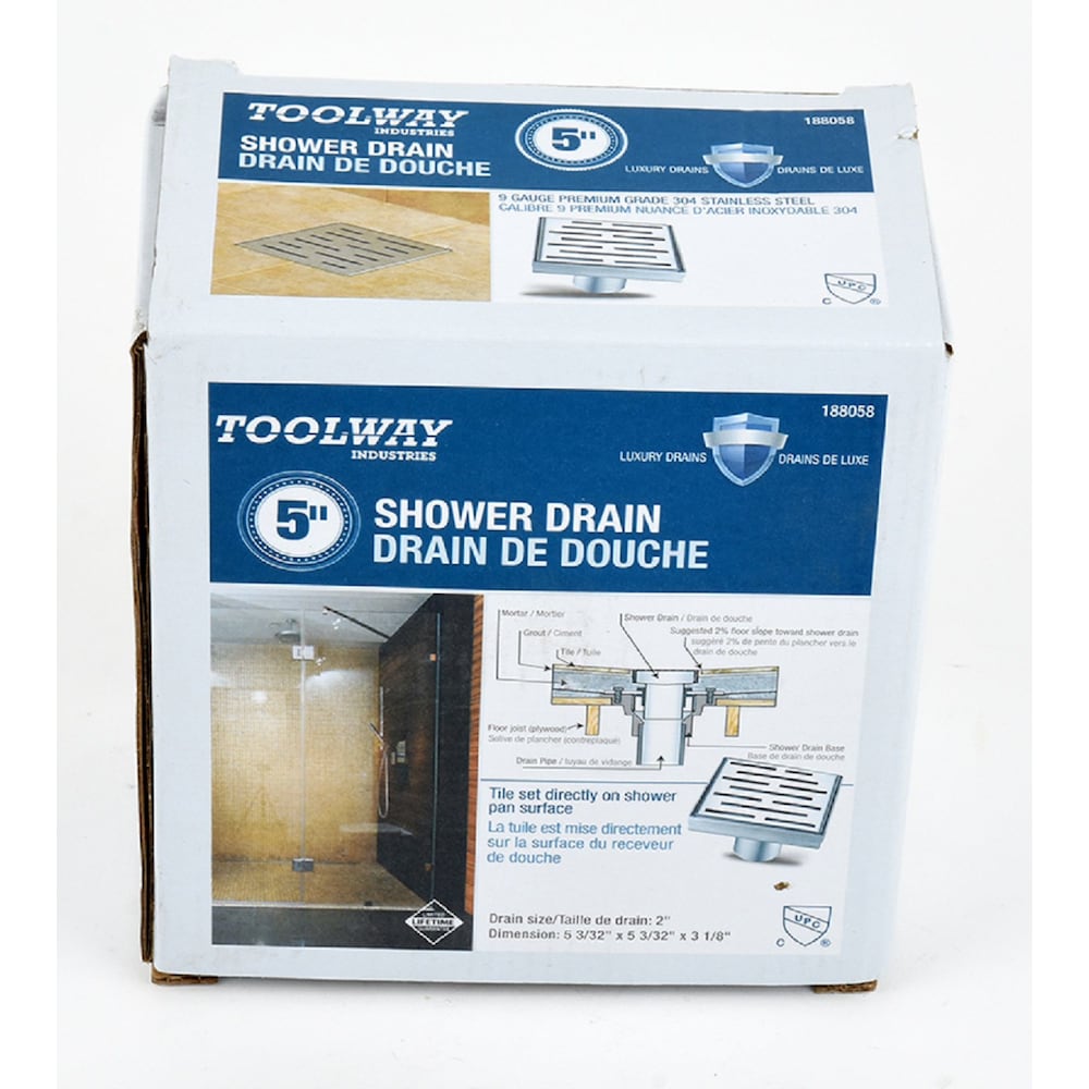 Square Shower Drain Grill Grid