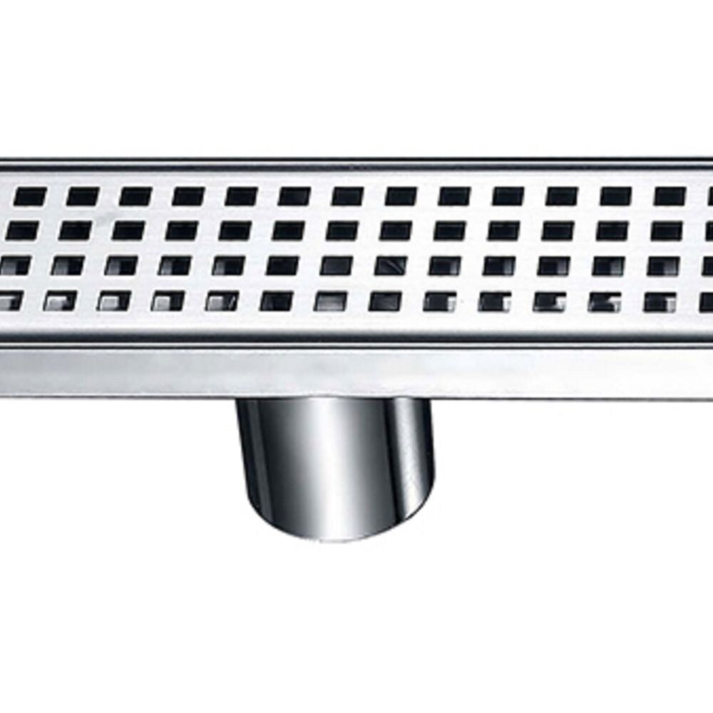 Linear Shower Drain Square Grid, 36 inch.