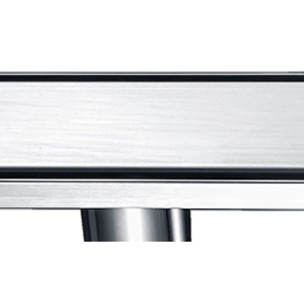Linear Shower Drain Solid Grid, 24 inch.