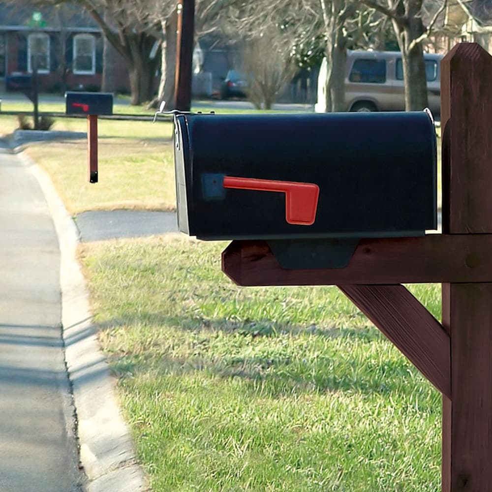 L anchor screw for fence black