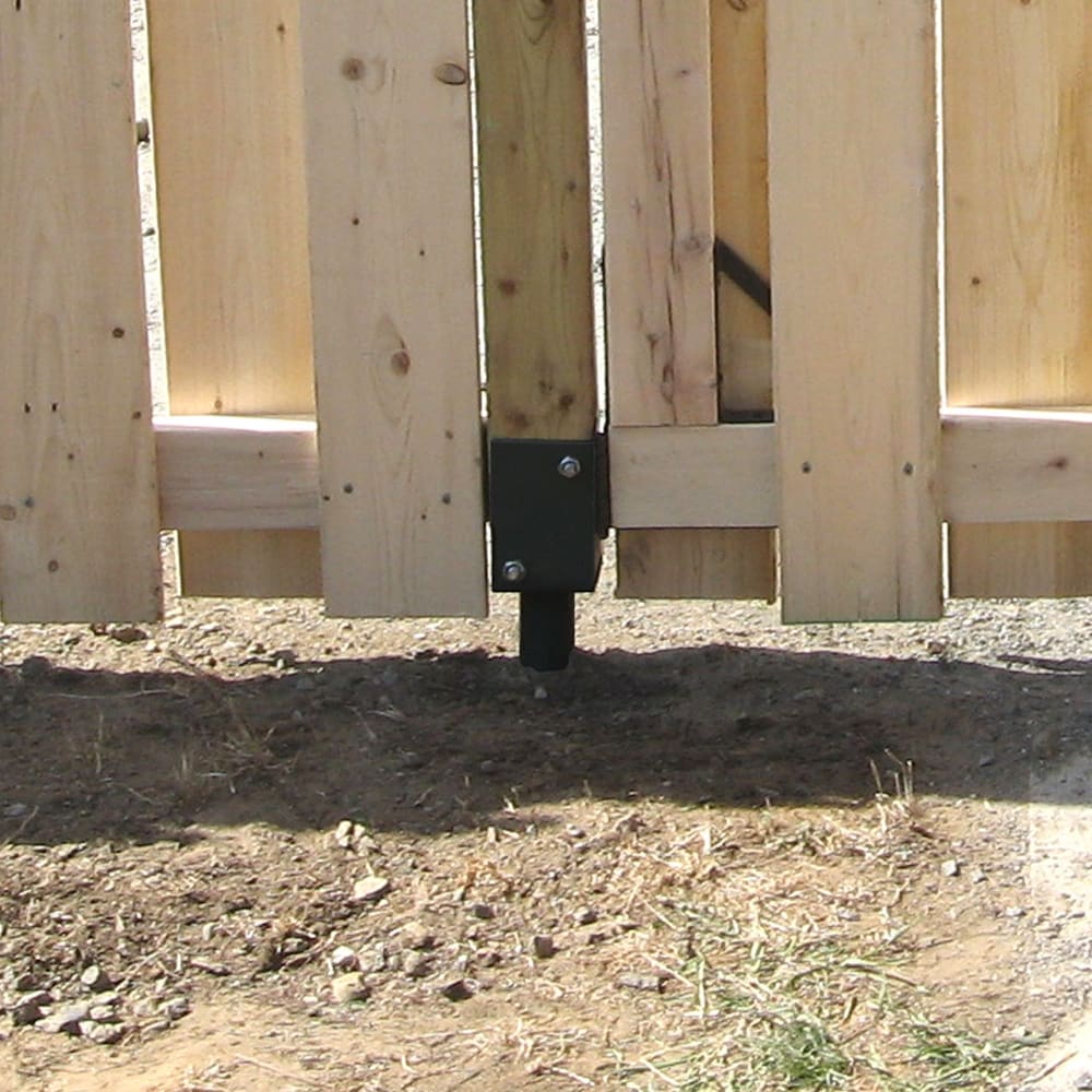 L anchor screw for fence black