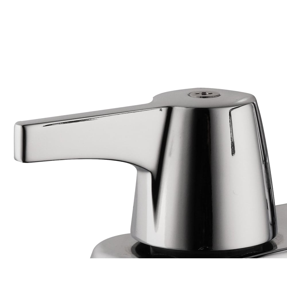 Aragon 4 in. Centerset 2-Handle Low-Arc Bathroom Faucet without Pop-Up Drain in Chrome