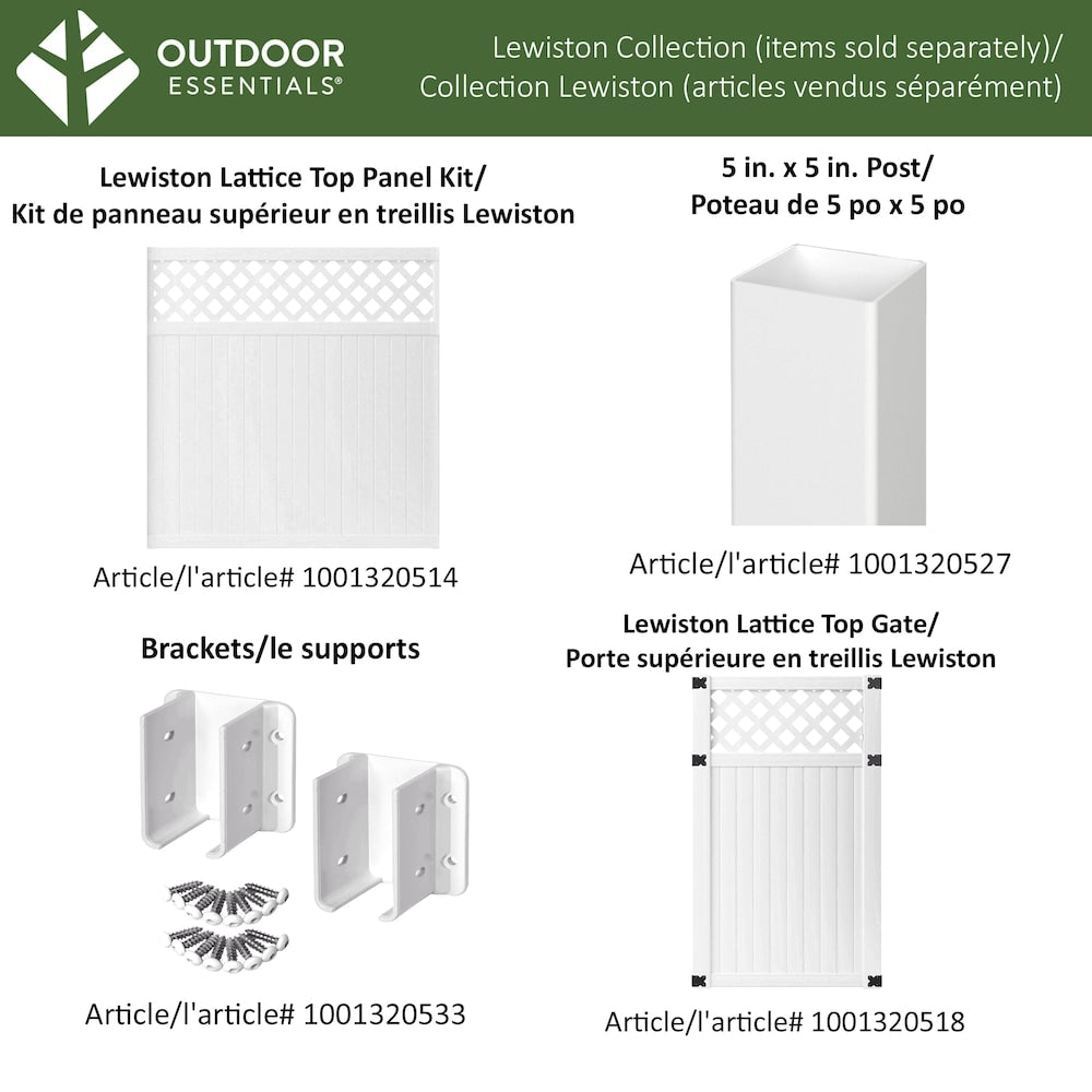 5 in. x 5 in. x 8 ft. White Vinyl Fence Post 1 pack