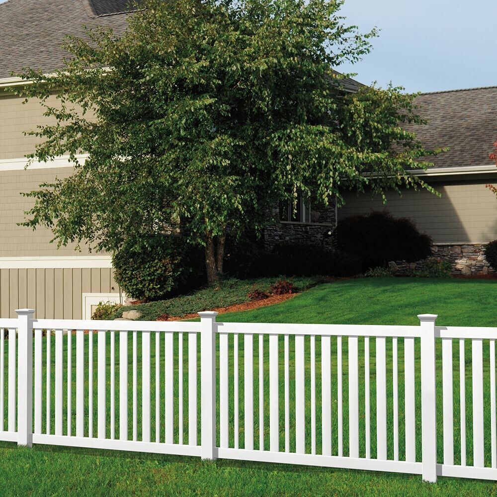 Capuchon de poteau en vinyle blanc de la Nouvelle-Angleterre de 4 po x 4 po