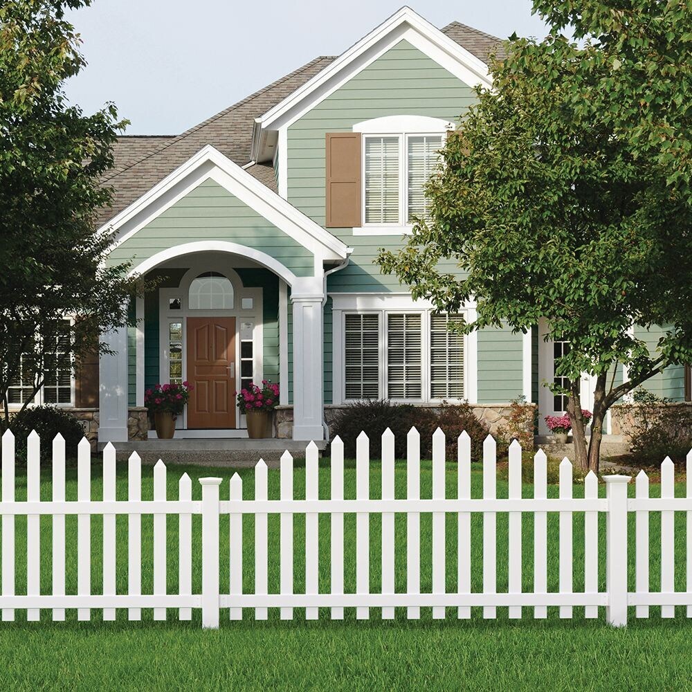 Capuchon de poteau en vinyle blanc de la Nouvelle-Angleterre de 4 po x 4 po