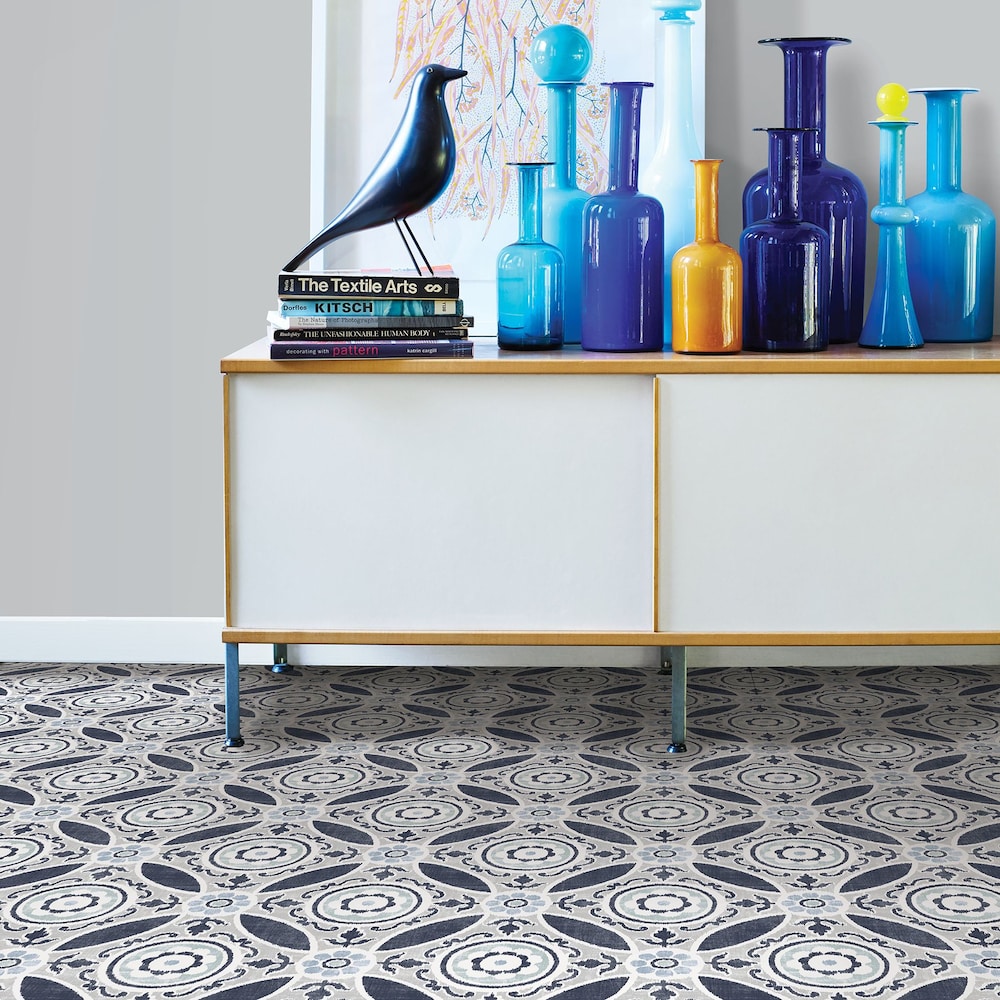 Sienna 12-inch x 12-inch Peel & Stick Vinyl Tile Flooring (20 sq. ft. / pack)