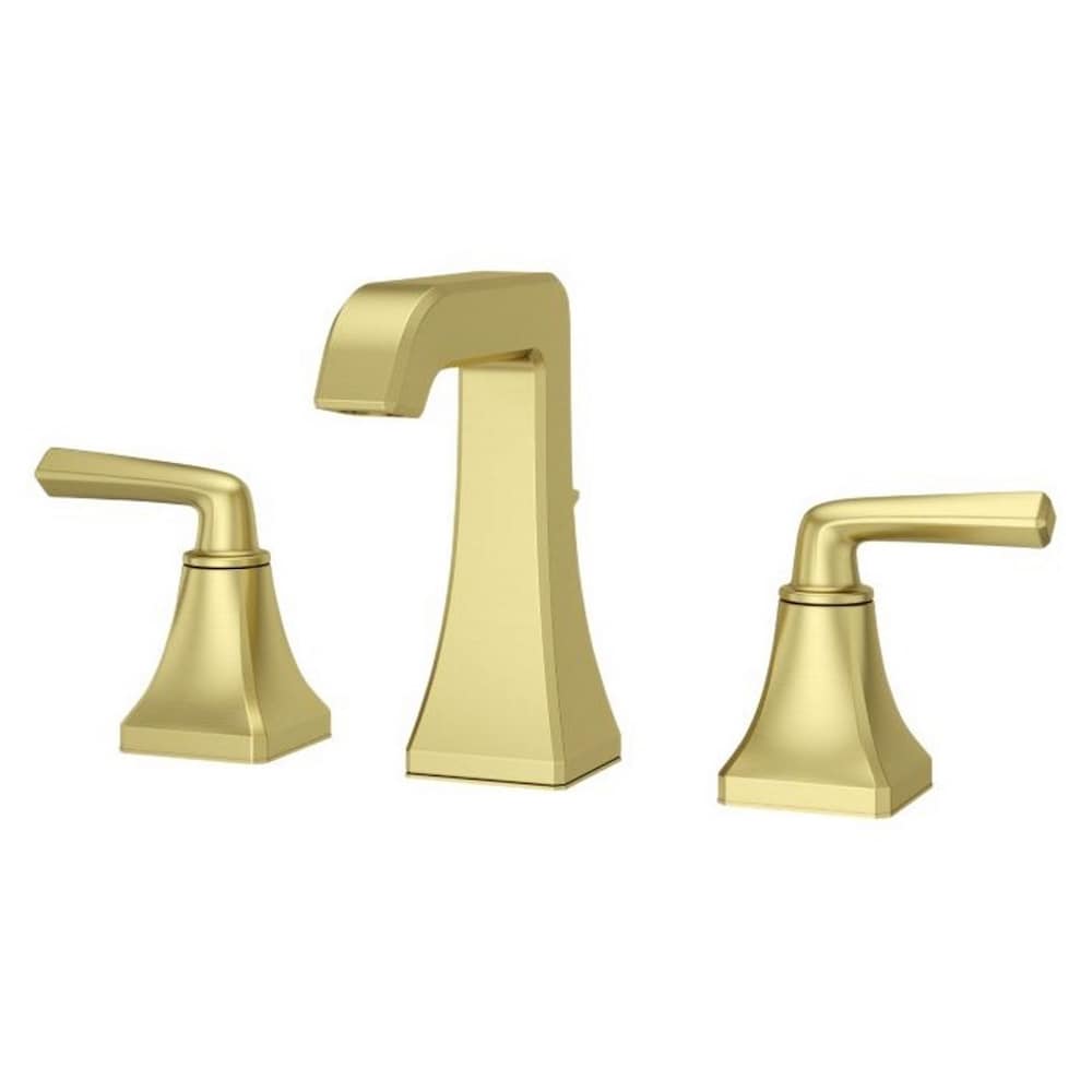 Park Avenue 2-Handle 8-inch Widespread Brushed Gold Bathroom Sink Faucet/Tap