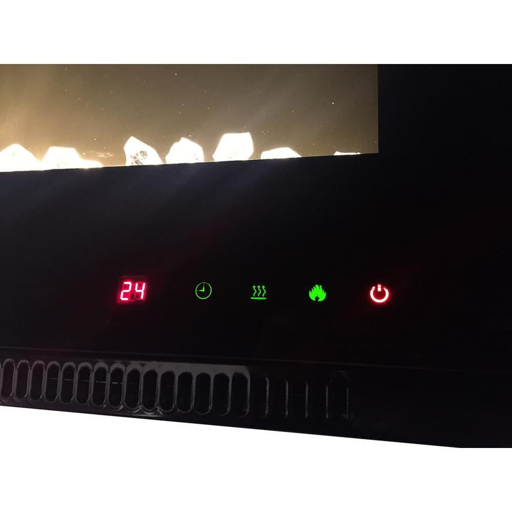 Mirage 60-inch Wall Mount with Multi-Colour Flames