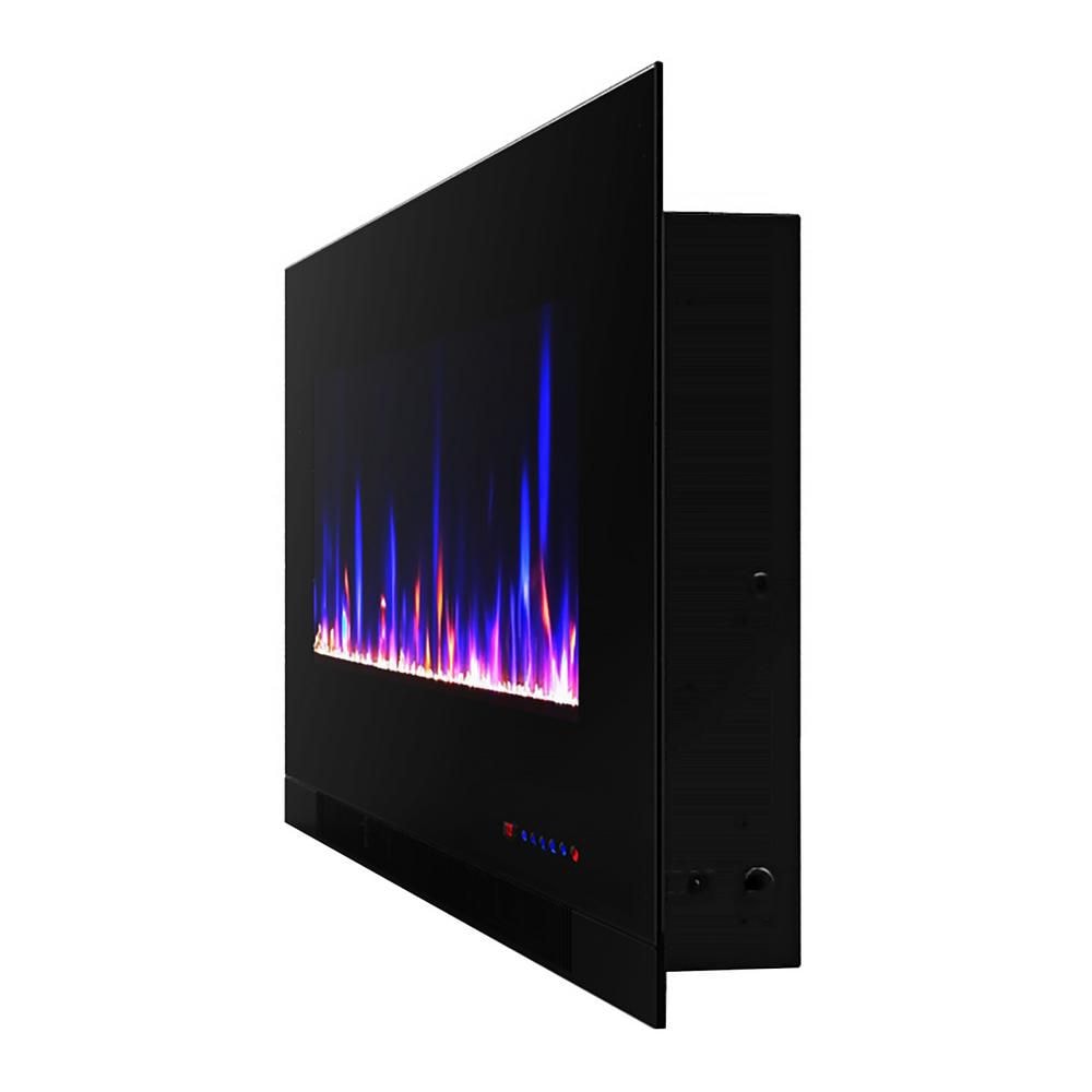 Mirage 60-inch Wall Mount with Multi-Colour Flames