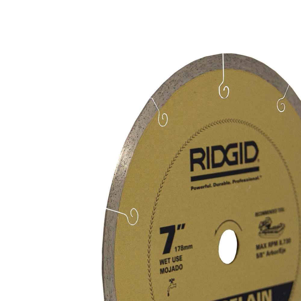 7-inch Continuous Rim Porcelain Diamond Blade