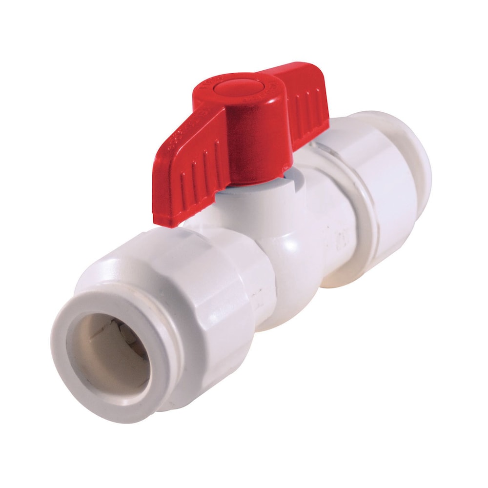 1/2 inch Ball Valve Schedule 40 PVC Push-Fit