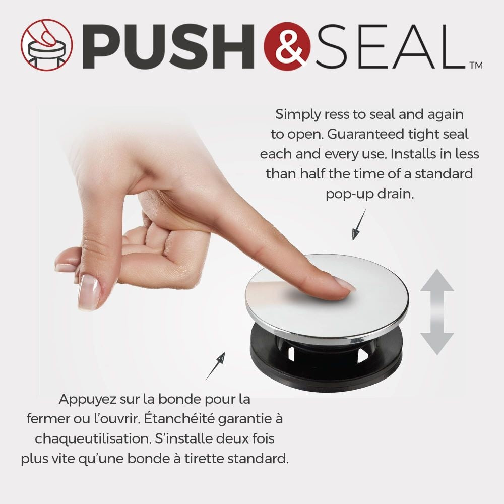 Robinet de lavabo de salle de bain Karci à poignée unique en chrome poli à 1 ou 3 trous