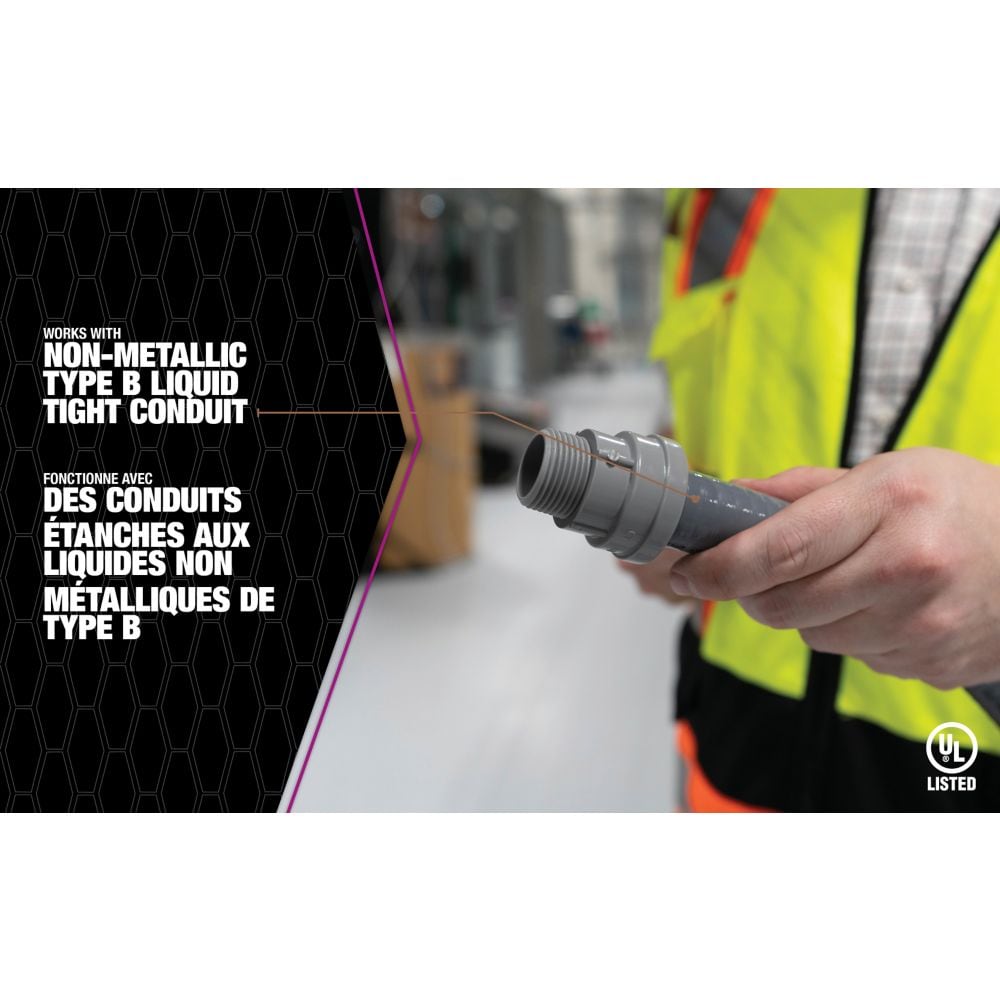 3/4 inch Liquid Tight Non-Metallic SIMPush Box Connector 5-Pack