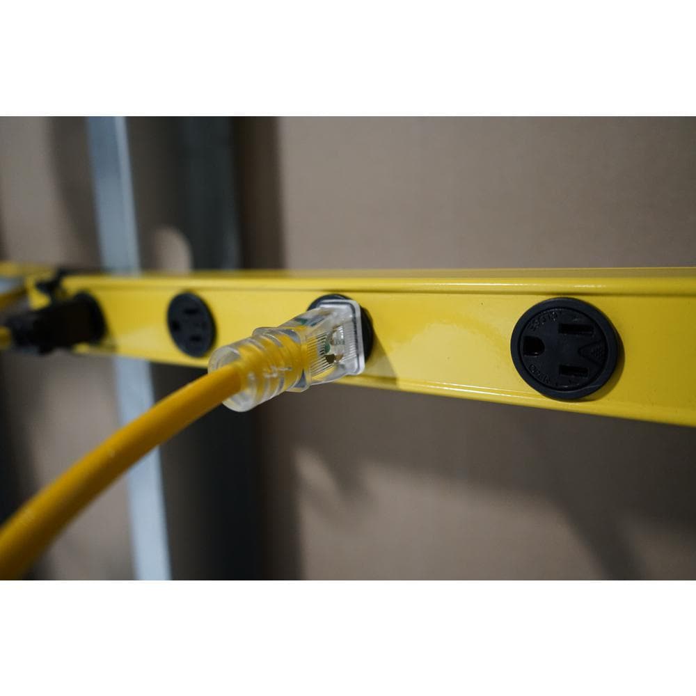 100 ft. 12/3 SJTW 15 Amps Outdoor Extension Cord with Powerlite Plug