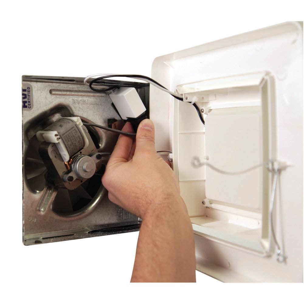 Bathroom Exhaust Fan Upgrade Grille Cover with LED Light