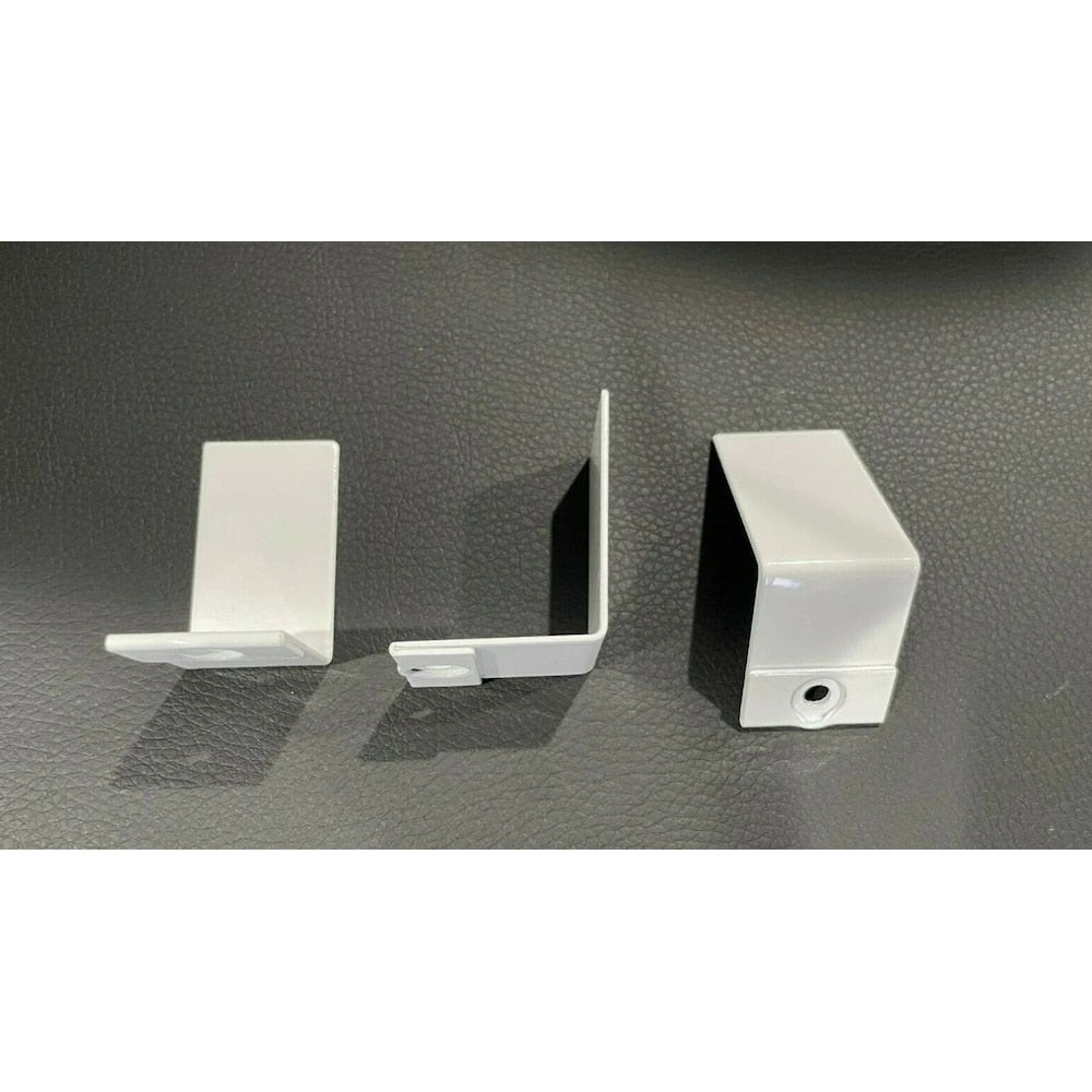 Premium and Basic Series Galvanized Steel Easy Slip-On Baseboard Heater Cover Alternative Wall Bracket Mounting