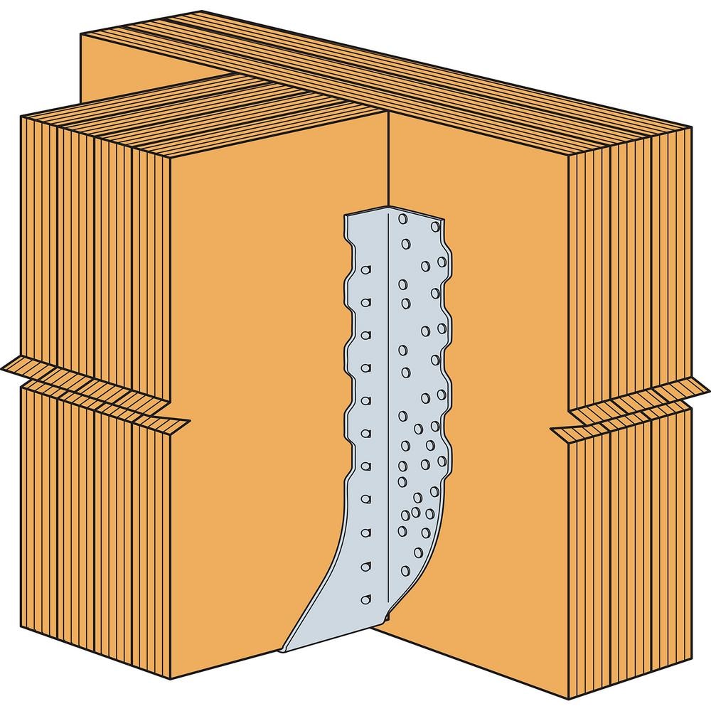 Étrier de solive à montage frontal galvanisé HGUS pour bois d'ingénierie de 7 po x 14 po