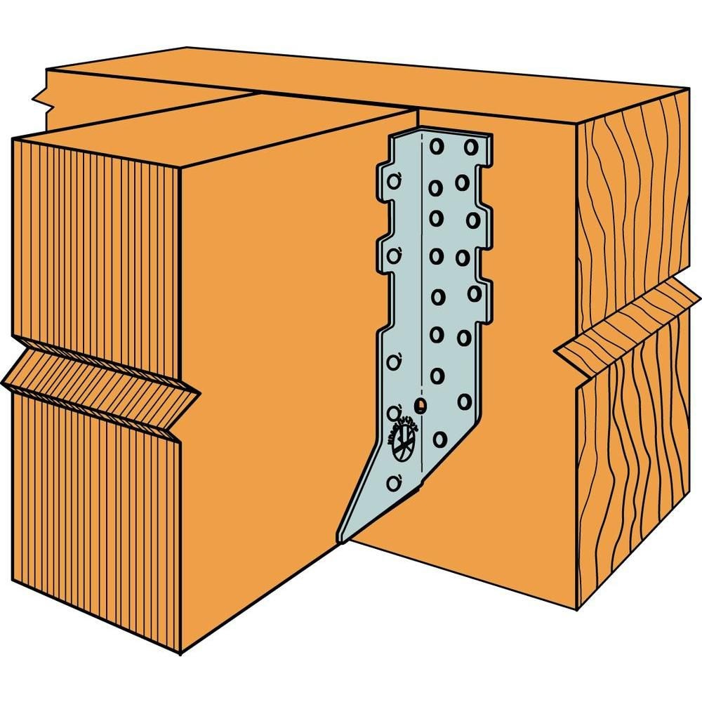 Étrier de solive à montage frontal galvanisé HHUS pour bois d'ingénierie de 5-1/4 po x 9-1/2 po