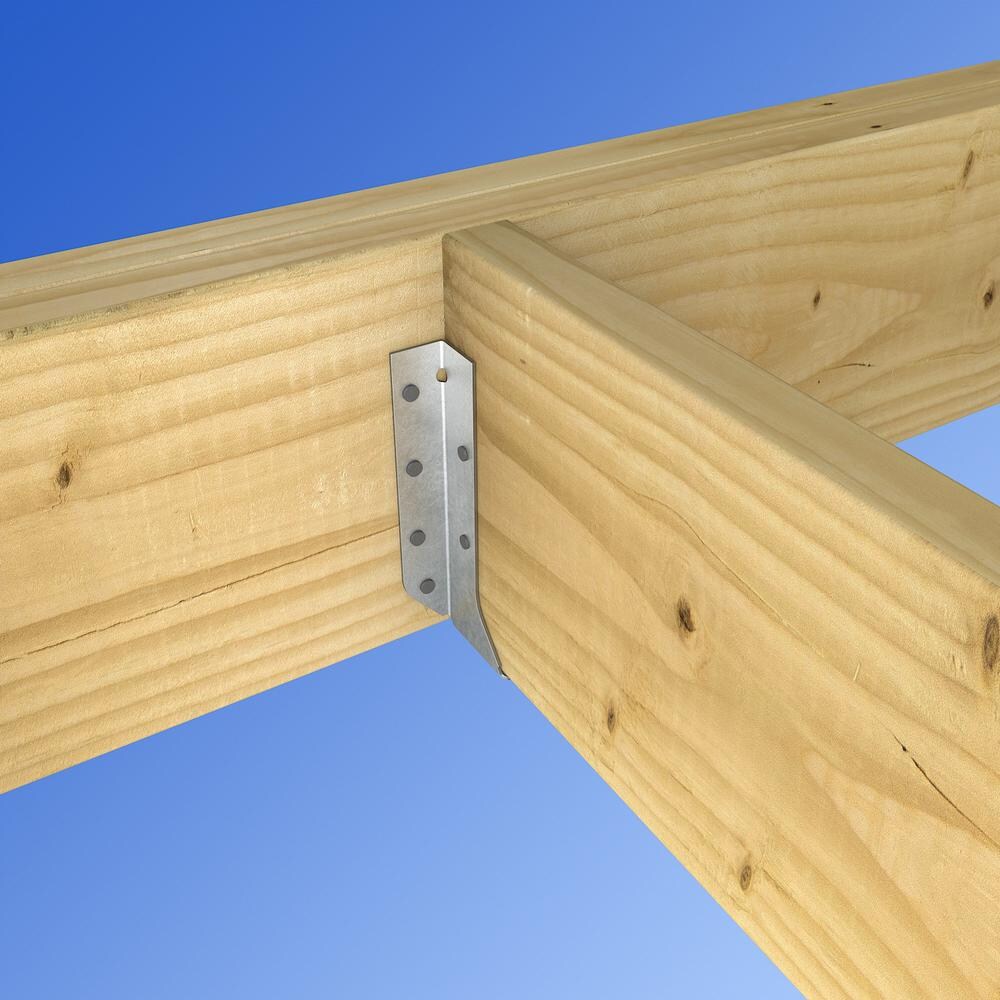 Étrier de solive à montage frontal galvanisé HU pour 2x10