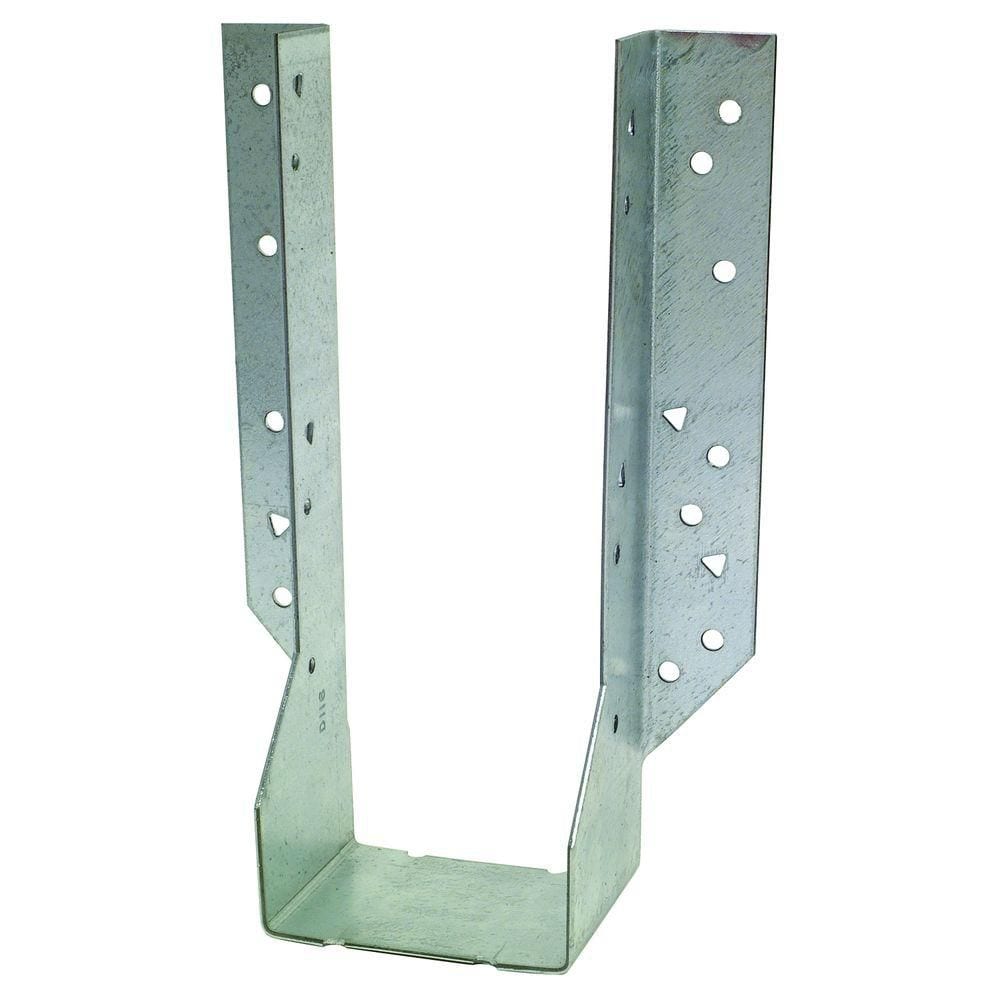 Étrier de solive à montage frontal galvanisé HU pour double 2x10