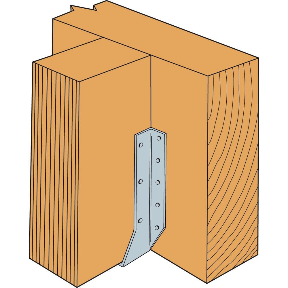 Étrier de solive à montage frontal galvanisé HU pour double 2x12