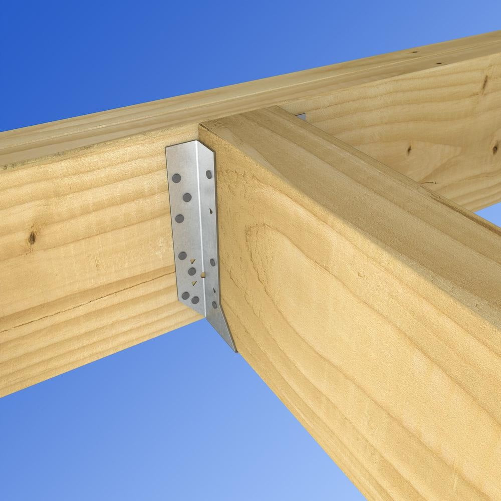 Étrier de solive à montage frontal galvanisé HU pour 4x10