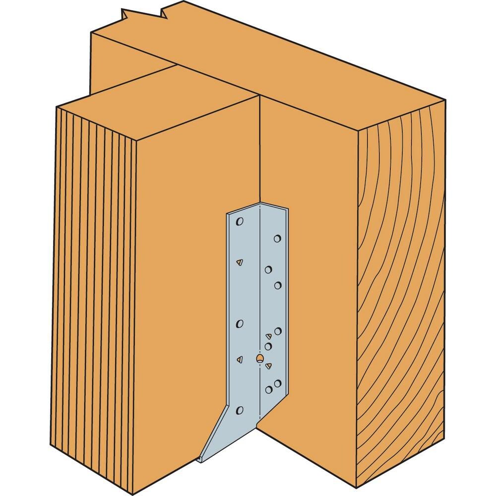 Étrier de solive à montage frontal galvanisé HU pour 4x10