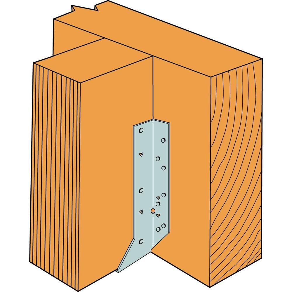 Étrier de solive à montage frontal galvanisé HU pour double 4x10