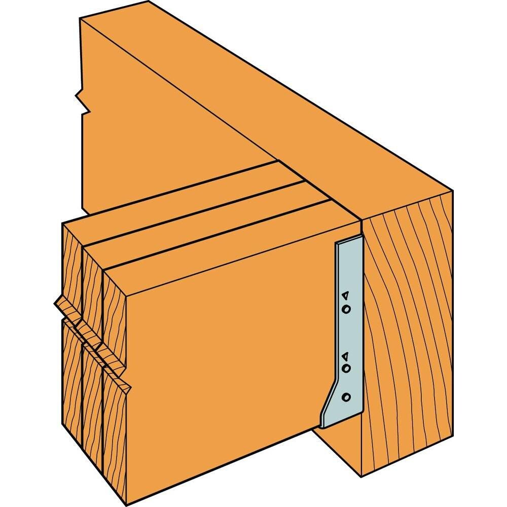 Étrier de solive à bride dissimulée à montage frontal galvanisé HUC pour triple 2x12