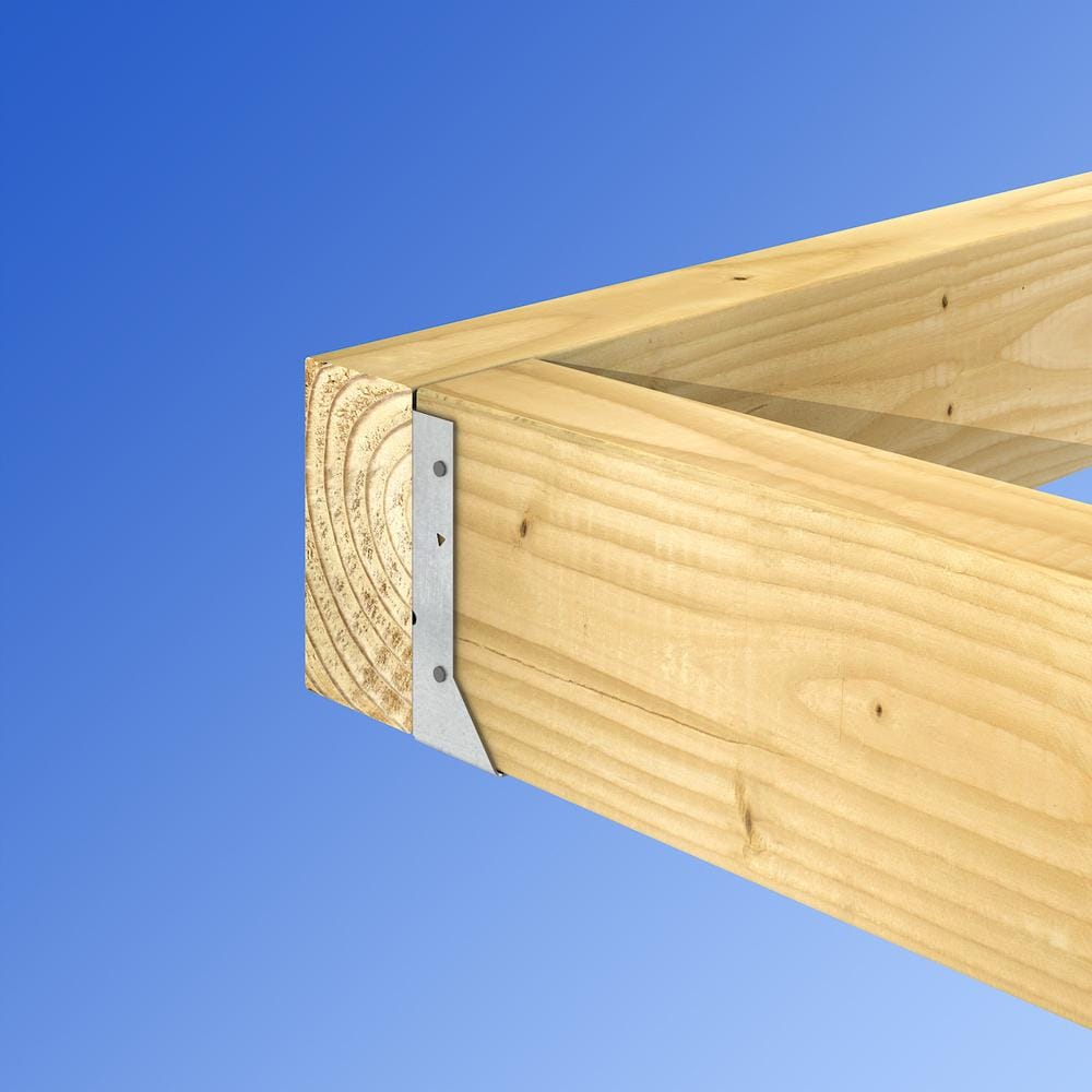 Étrier de solive à bride dissimulée à montage frontal galvanisé HUC pour 4x8