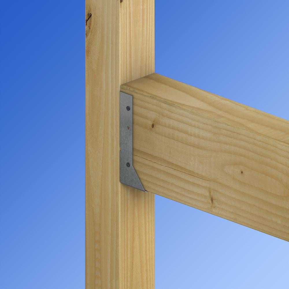 Étrier de solive à bride dissimulée à montage frontal galvanisé HUC pour 4x8