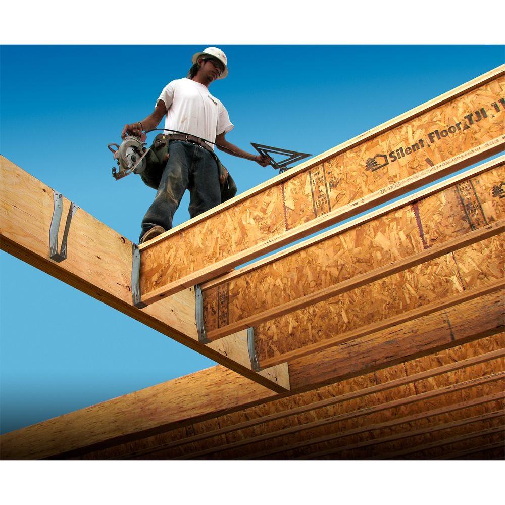 Étrier de solive à semelle supérieure galvanisé ITS pour bois d'ingénierie de 1-3/4 po x 11-7/8 po