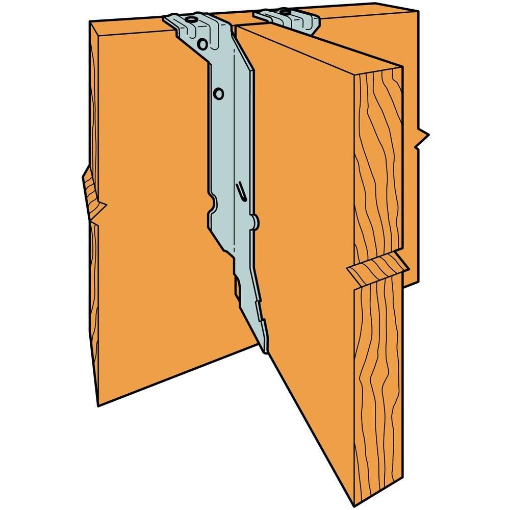 Support à bride supérieure galvanisé JBA pour 2x12