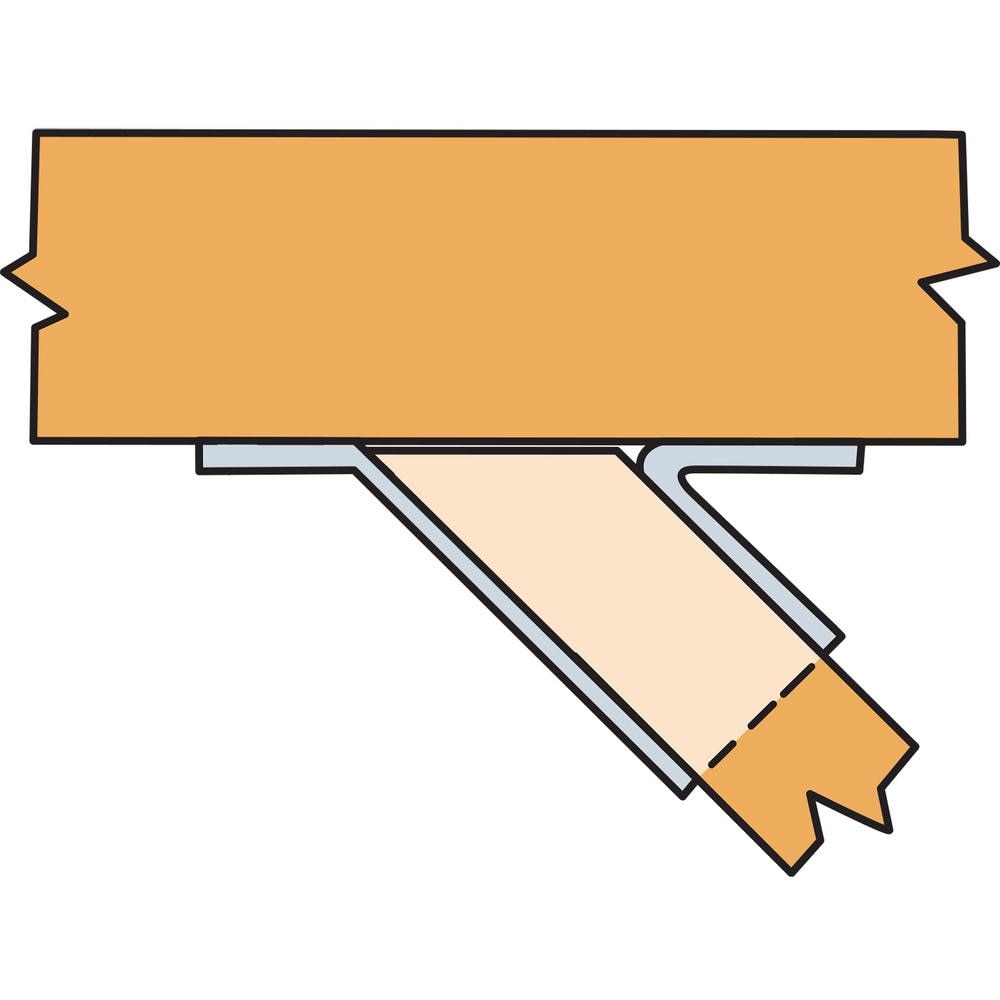 SUR Galvanized Joist Hanger for 4x10, Skewed Right