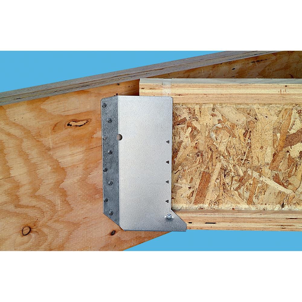 SUR Galvanized Joist Hanger for 4x10, Skewed Right