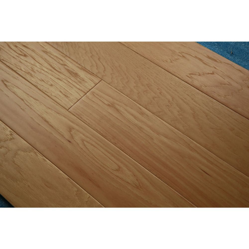 Plancher, bois franc d'ingénierie, 1/2 po x 5 po x longueur variable, hickory naturel (26,48 pi2/boîte)