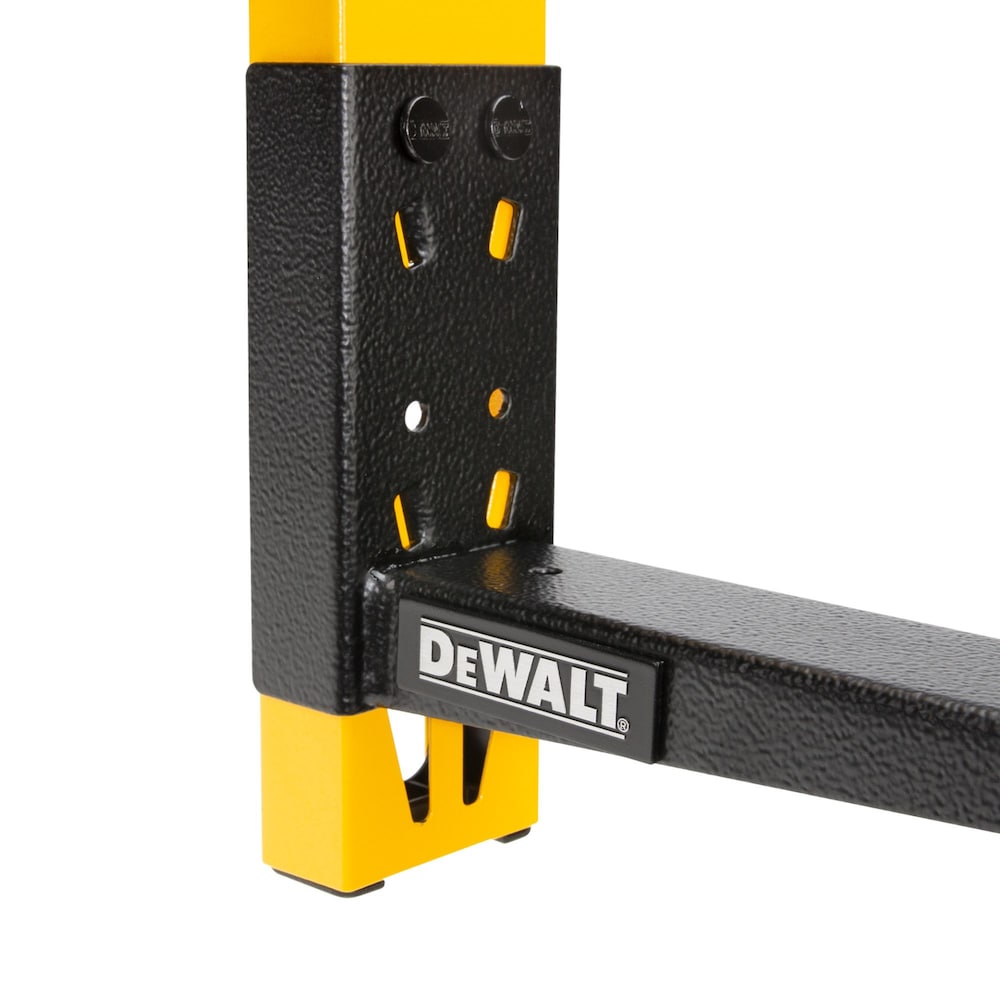 36-inch H 3-Piece Wall Mount Steel Cantilever Rack in Yellow
