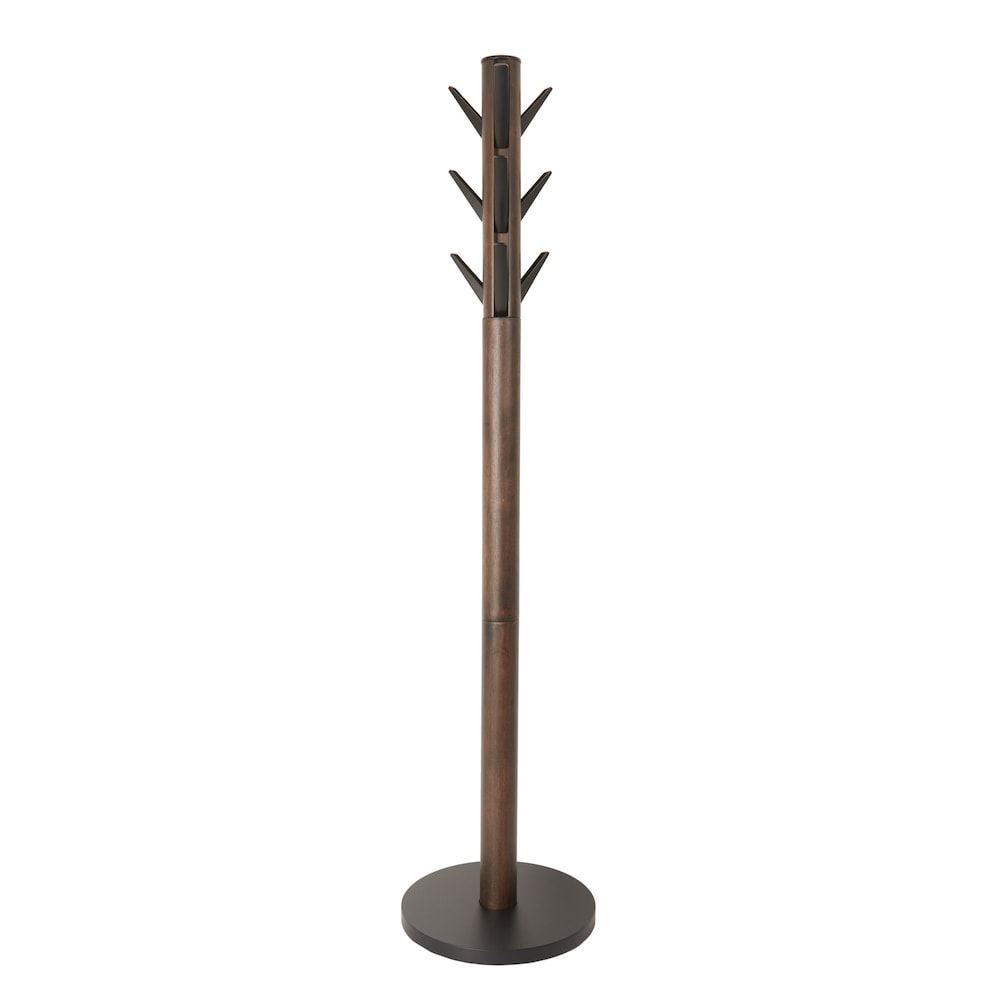 Flapper Coat Rack Black/Walnut