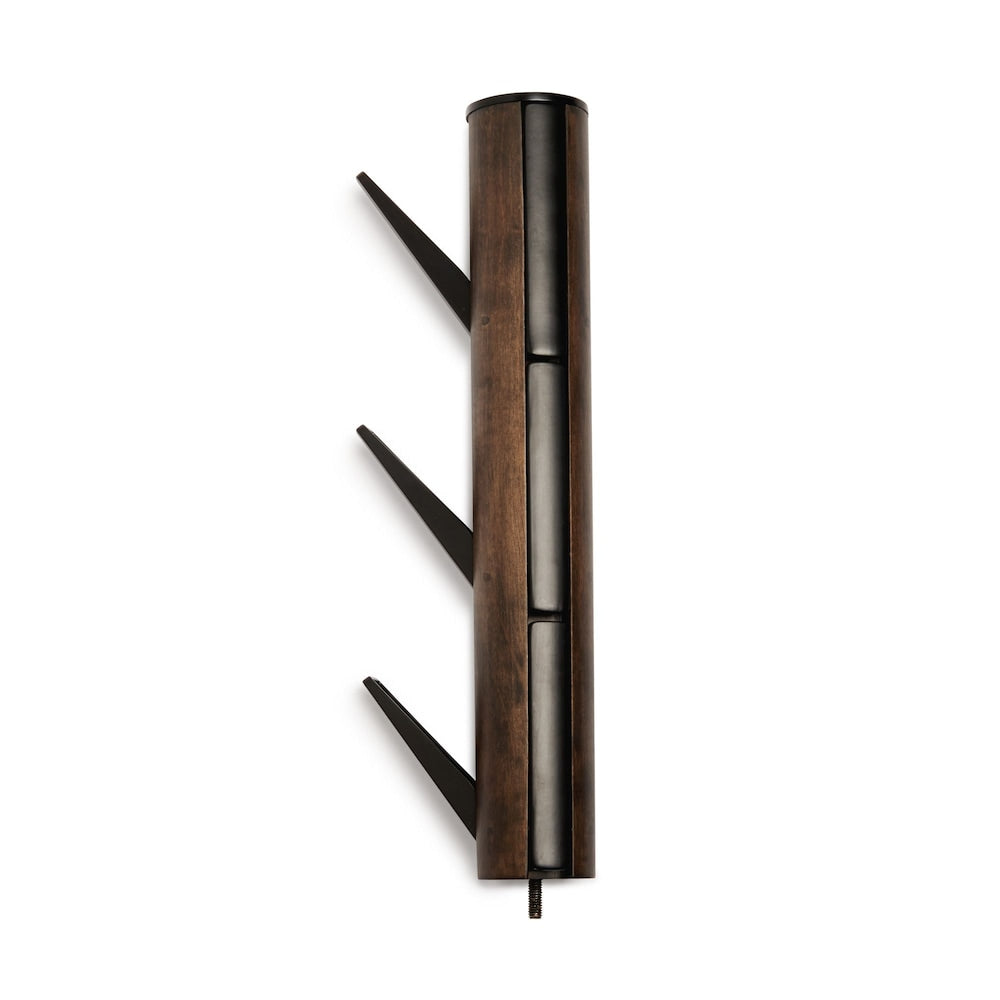 Flapper Coat Rack Black/Walnut