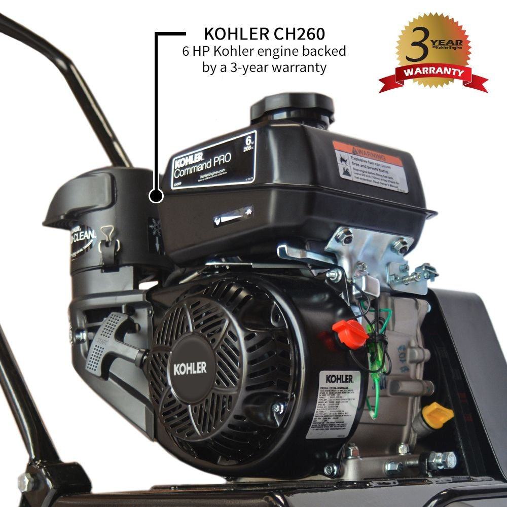 Compacteur à plaque à essence de 6 CV pour le compactage de l'asphalte et du sol