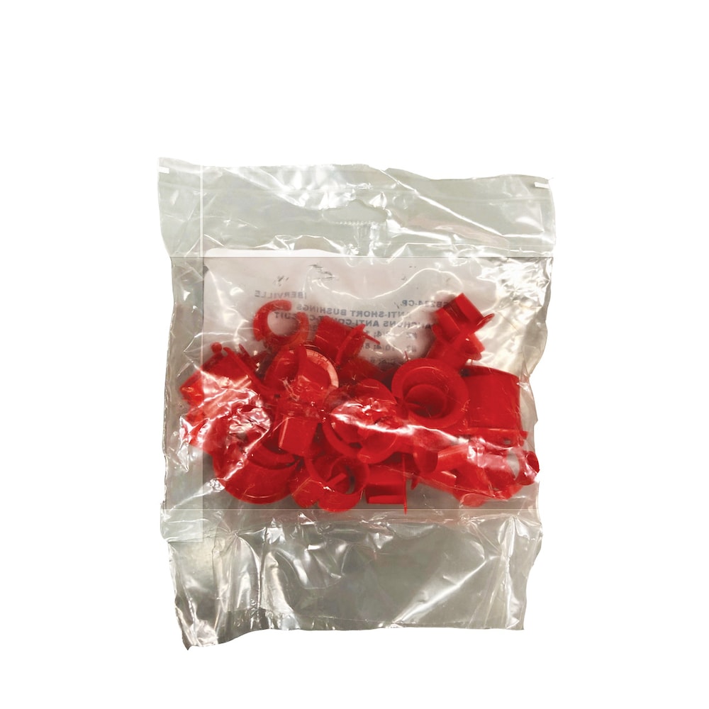 #2, #3, #4 plastic anti-short bushing 7/16 - 1/2 - 3/4 in. (Bag of 22 units, different sizes)
